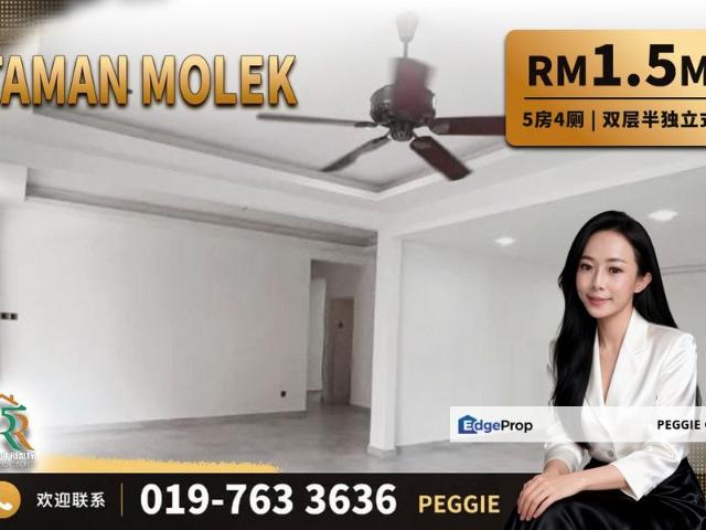 Taman Molek 2 Storey Semi D House For Sale