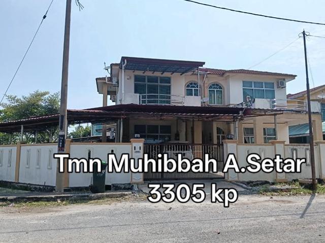 Taman Muhibbah Alor Setar Double Sty SemiD corner lot