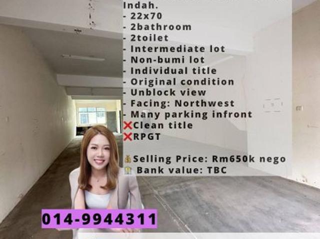 Taman Nusa Bayu, Jalan Bayu 1/1, Double Storey For