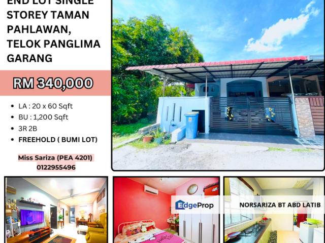 Taman Pahlawan, Telok Panglima Garang