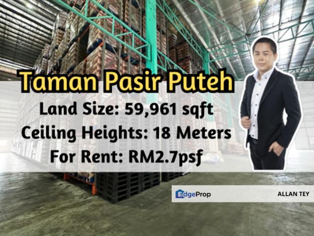 Taman Pasir Puteh @ Pasir Gudang, Light Industrial, 59,961 sqft, Ceiling Heights: 18 Meters
