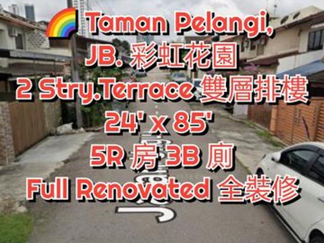 Taman Pelangi Jb Town Full Renovated 2 Storey Terrace 24x84 5Bed 3Bath