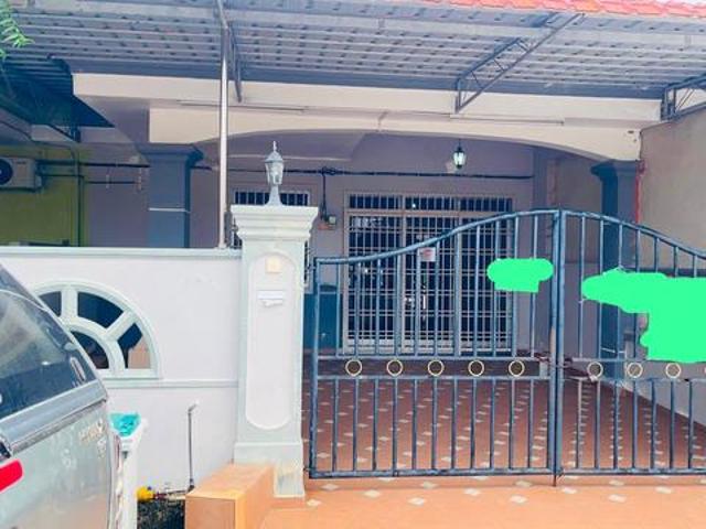 Taman Pelangi Kluang Single Storey Terrace House100 full loan