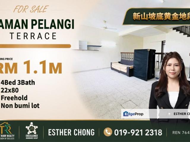 Taman Pelangi 2 Storey Terrace House For Sale
