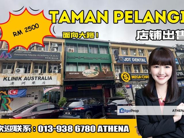 Taman Pelangi 3 Storey Shop For Sale