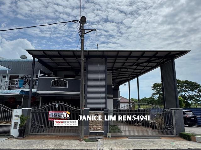 Taman Perkasa Butterworth Renovated Double Storey Terrace End Lot