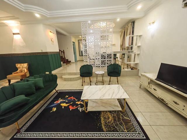 Taman Perling Double Storey Semi Detached House 4bed Furnished JB