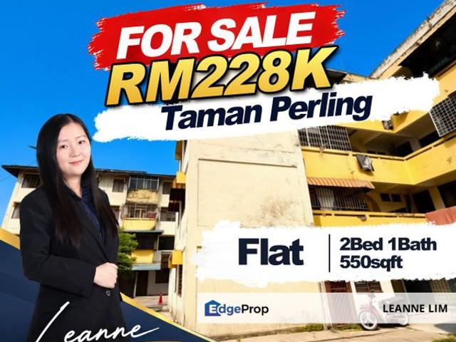 Taman Perling Flat For Sale