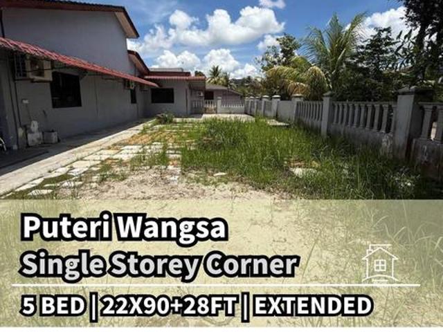 Taman Puteri Wangsa Jalan Keris Single Storey Corner Extended