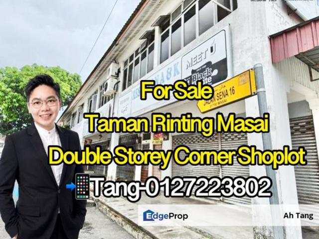 Taman Rinting Double Storey Corner Shoplot For Sale