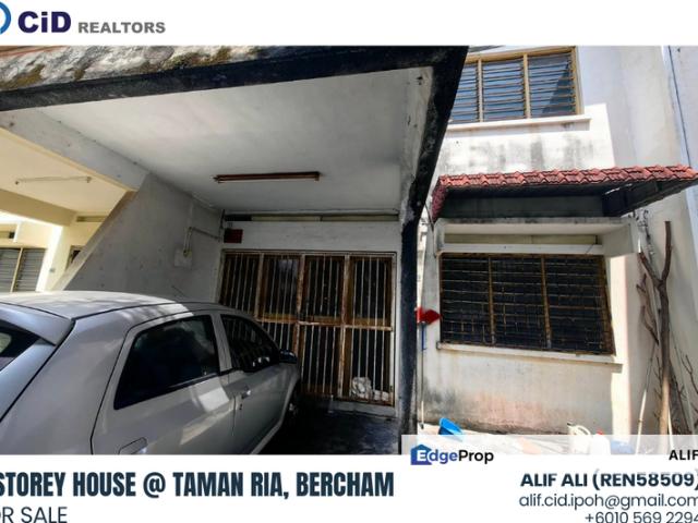 Taman Ria Bercham Double Storey House For Sale | 4 Bedrooms | RM268K