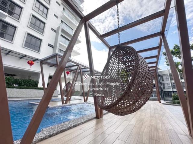 Taman Scientex Utama Senai Near Omega Private School, Senai Airport 3 Storey Terrace House Corner Lily Type Behind New Shoplot Original Unit with Basic Lighting, Fans Full House of Grille Corner Unit