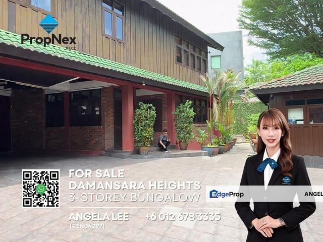 Taman SA, Damansara Heights 3 storey Bungalow with Pool and Serious Potential