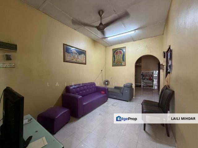 Taman Saga Jalan Haji Yaakob Single Storey Terrace House For Sale Facing Open