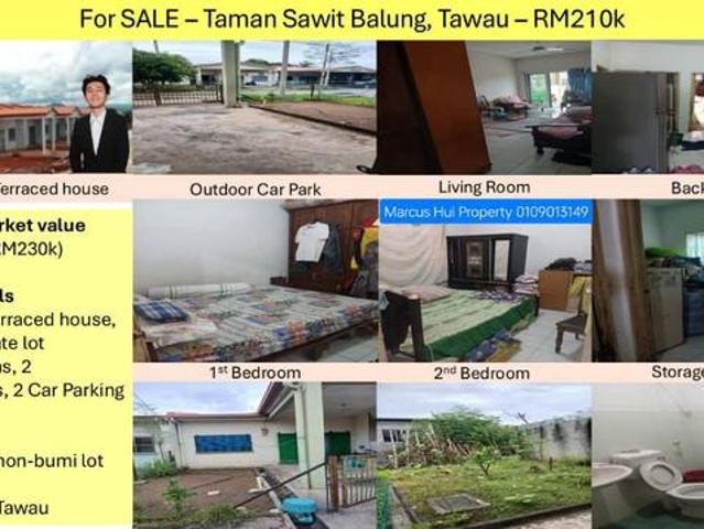 Taman Sawit Balung Tawau 3R2B2C SALE
