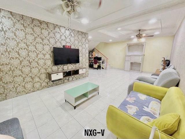 Taman Sentosa Klang Double Storey Cluster House For sale fully extend