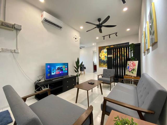 Taman Sentosa Lunas 1Storey End Lot Fully Furnished bIg land