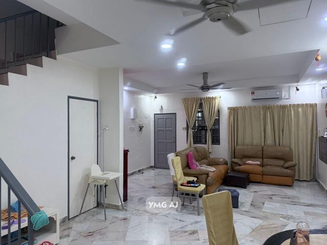 Taman Sejati Lorong Bendahara Double Storey 18 x 65 Ft fully extended