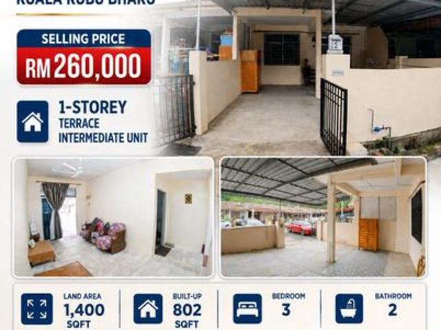 Taman Seruling Kuala Kubu Bharu For Sale Extended Kitchen Area