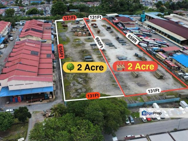 Taman Sri Ehsan,Kepong KL 4 Acres Freehold Industrial Land For Sale