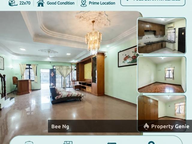 Taman Sri Putri / Skudai / Jalan Emas / 2 Storey Terrace / Full Loan