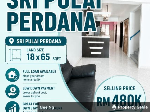 Taman Sri Pulai Perdana / 2 Storey Terrace / Full Loan