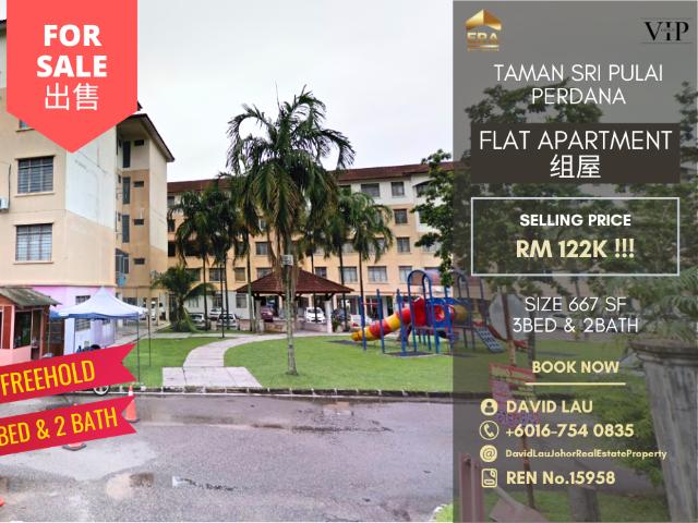 Taman Sri Pulai Perdana 3room Freehold Flat