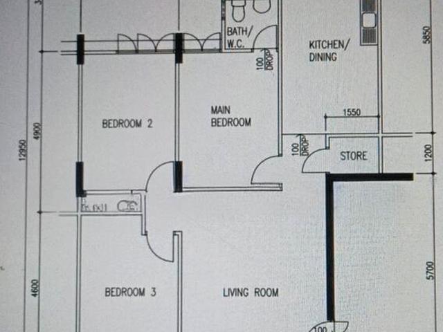 Tampines Street 12 Tampines, HDB 4 Rooms