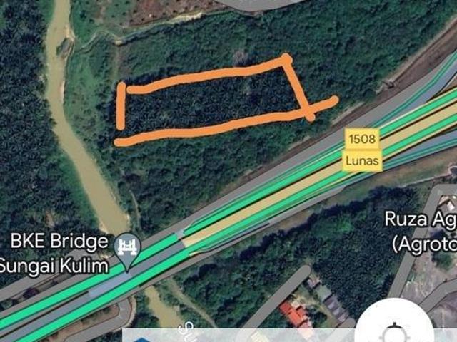 TANAH TEPI BKE LUNAS UNTUK DIJUAL