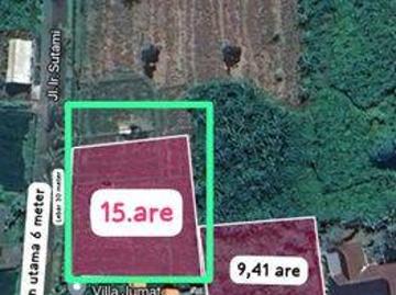 Tanah dijual di Bukit Kemuning, Lampung Utara
