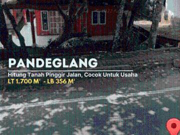 Tanah dijual di Pandeglang, Pandeglang