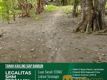 Tanah Kavling Siap di Bangun di Jambidan Banguntapan Dekat Ringroad Giwangan SHM