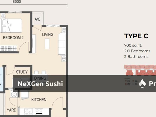 Tangerine Suites Save RM 81,300