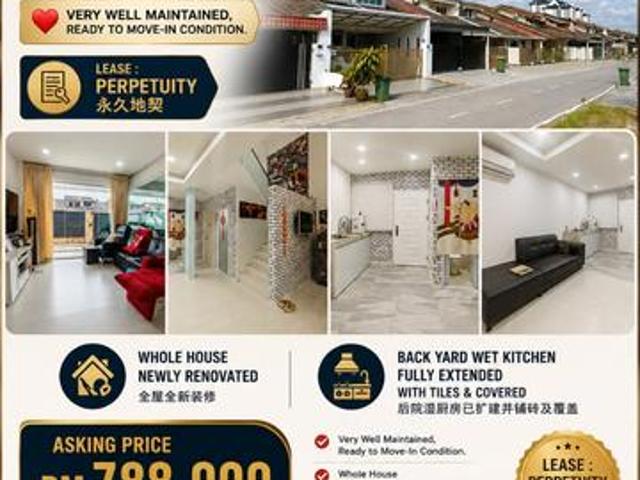 Tabuan Heights 15 Storey Terrace Newly Renovated for Sale