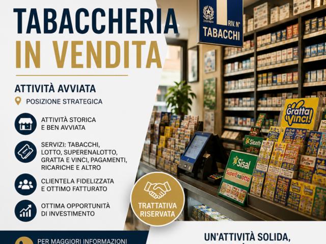 Tabaccheria in vendita a Bologna