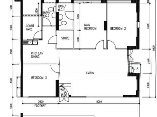 Tah Ching Road Jurong West, HDB 4 Rooms