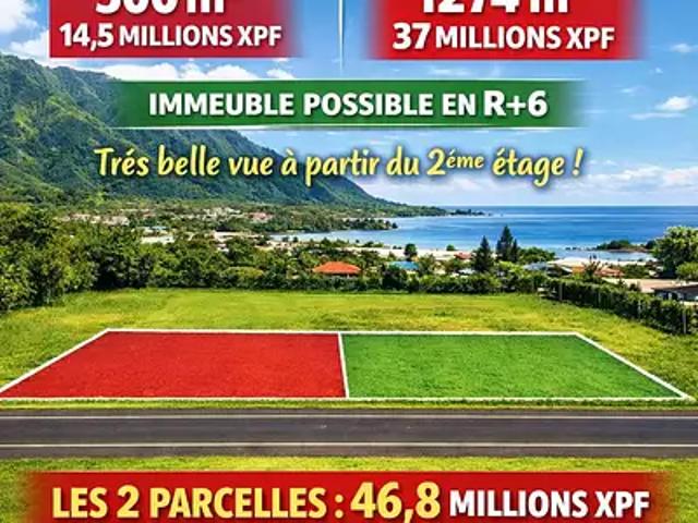 Taiarapu Est 98719 Achat / Vente terrain