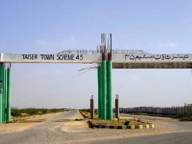 Taisar town sector 30 corner Plot for sale Karachi Taiser Town ID 81670