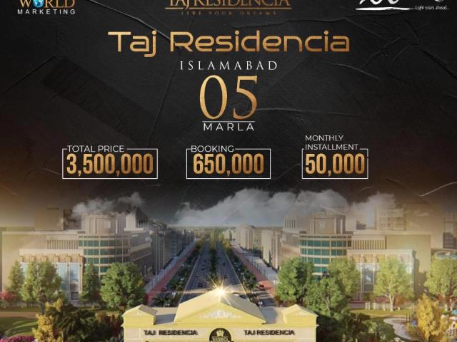 Taj residencia plots available on easy instalment Islamabad Taj Residencia Housing Society ID 70779