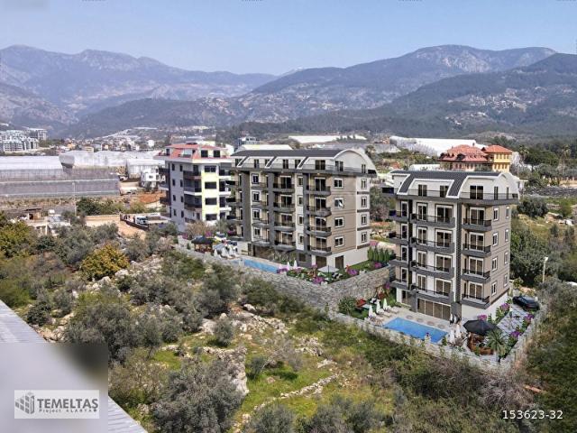 TAKSİTLİ KALE VE DENİZ MANZARA 1+1 EŞYALI ALANYA NOVA RESIDENCE