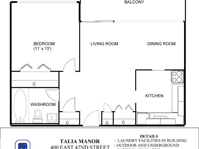 Talia Manor Apartments Apartment 1 Bedroom Apartment for Rent