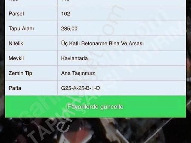 Tapuçarşı'dan 285m2 Arsa İçinde 2 Adet 3+1 Daireli Müstakil Ev