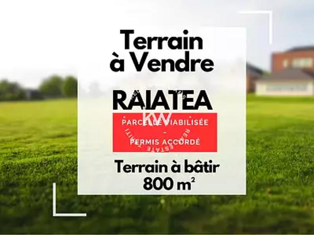 Taputapuatea 98735 Achat / Vente terrain