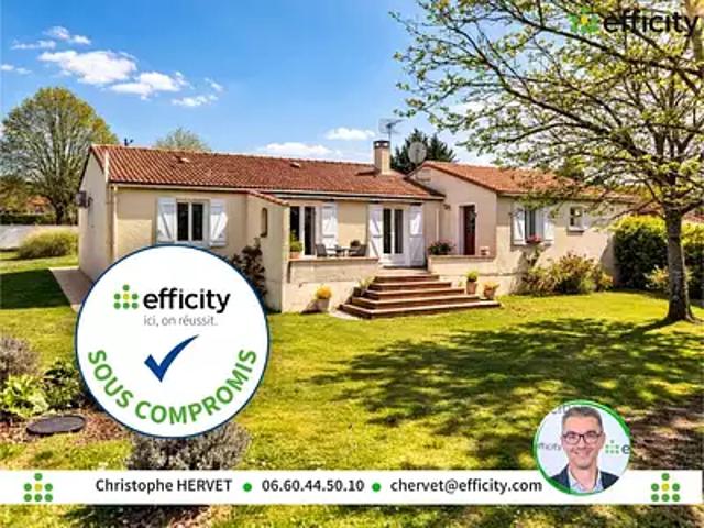 Taponnat Fleurignac 16110 Achat / Vente maison 6 pièces t6 jardin terrasse