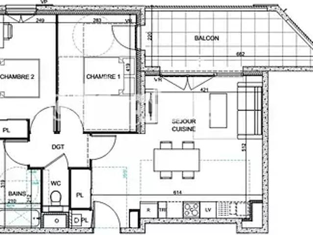 Tarare 69170 Achat / Vente appartement 3 pièces t3