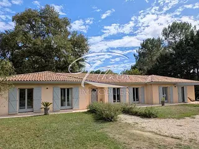 Tarnès 33240 Achat / Vente maison 7 pièces t7 piscine terrasse