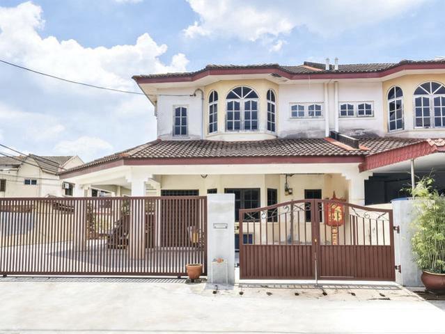 Tasek Tawas Double Storey Corner House For SaleMarket Value 30
