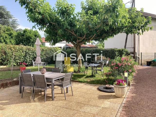 TASSIN – Le Bourg / Sauze Maison familiale T4 rénovée avec jardin et garage