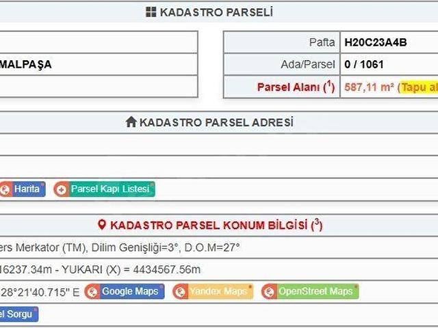 TATKAVAKLI'DA KISMEN YERLEŞİK KONUT ALANINDA SATILIK ARSA