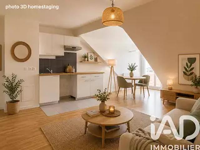 Taverny 95150 Achat / Vente appartement 2 pièces t2 au dernier étage parking